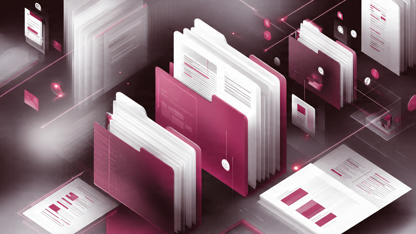 A Clean Modern Illustration Of Folders Documents 1