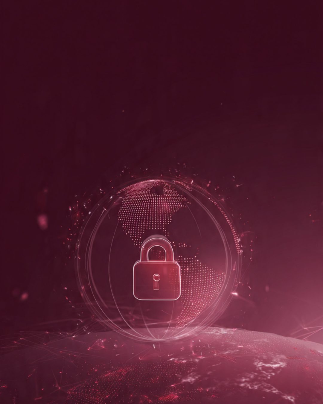 A Futuristic Lock Symbol Integrated With A 2 Rfm8ll3wpr5gf94qp58x4cyyzb1yihwn9zki77kmnw